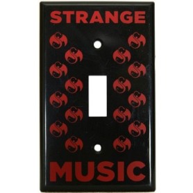 Strange Music - Black Light Switch Cover