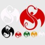 Strange Music - 7 - 2 inch - 8 inch Decal Set