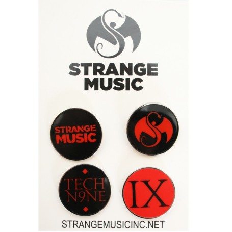 Tech N9ne - #3 T9/SM - 2 T9/2 SM Trading Pin Set