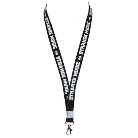 Strange Music - Black Trading Pin Lanyard