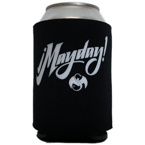 ¡MAYDAY! - Black Logo Can Coozie
